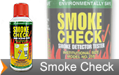 Smoke in a can for testing smoke detectors